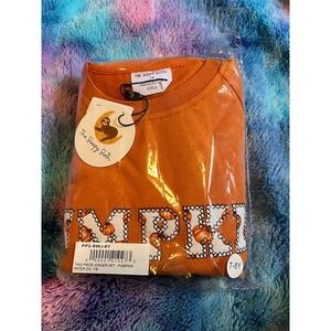 V58. The sleepy sloth‎ Pumpkin patch jogger set 7/8Y NIB